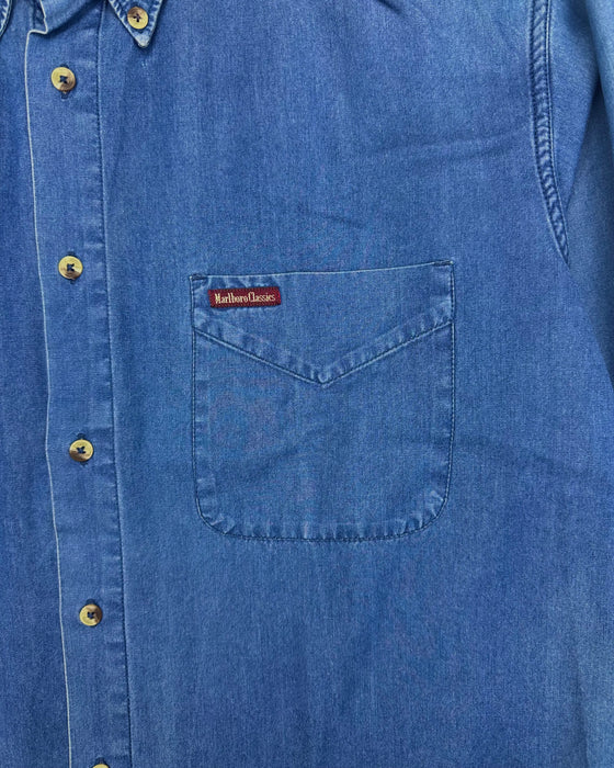 Marlboro Classic Blue Denim Shirt (L)