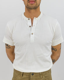  1927 Henley shirt Short Sleeve Ecru