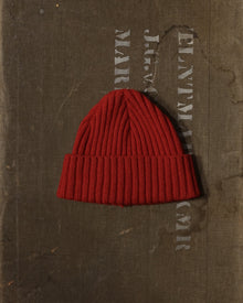  CM Scottish Wool Beanie - Red