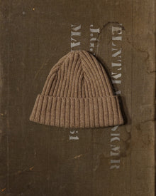  CM Scottish Wool Beanie - Oatmeal