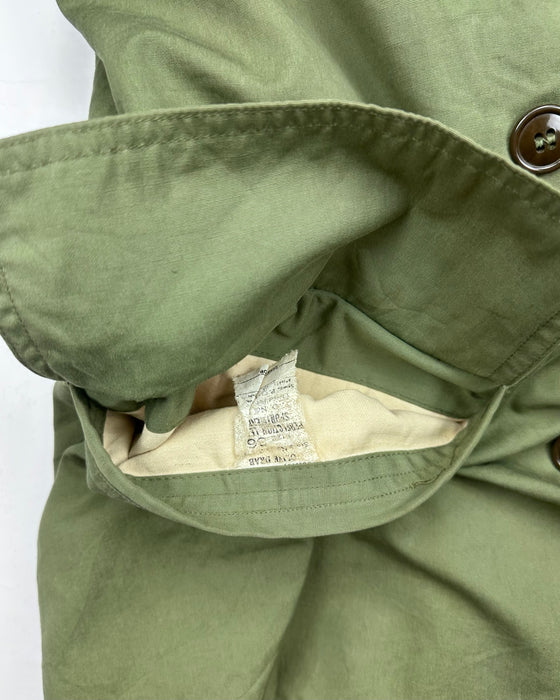 US Army Olive Green Shawl Collar Mackinaw (M/L)