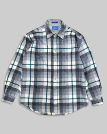  Grey and White Checkered Pendleton Shirt (XL)