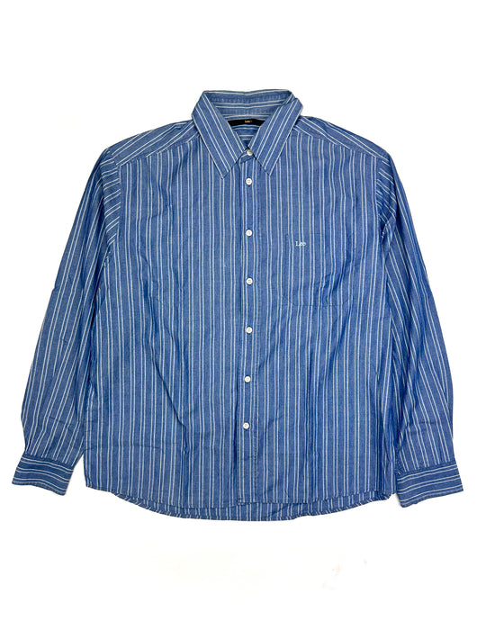 Lee Striped Chambray Shirt (XL)
