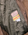 Italian Dark Suede Leather Jacket (M)