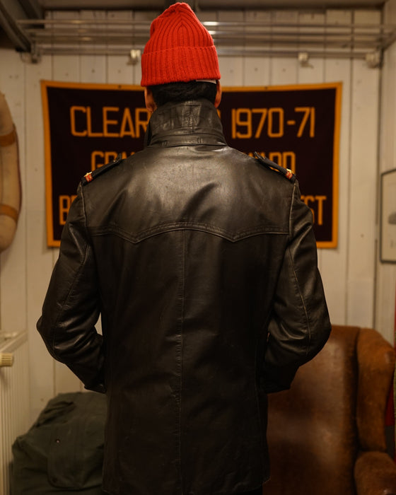 Leather Dutch Firemans Coat (XL)