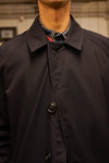 Dark Blue Raglan Trench Coat (M)