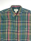 Eddie Bauer Green Checkered Shirt (L)