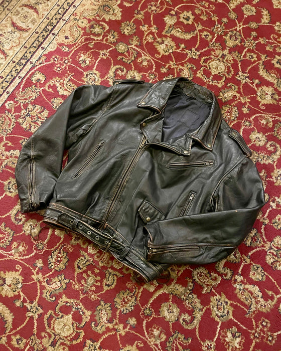 Biker Leather Jacket (XL)