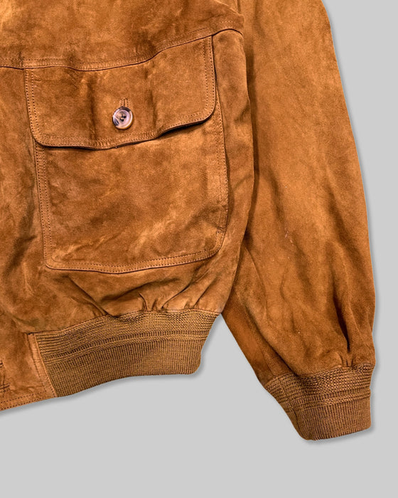Medium Dark Suede Jacket (L)