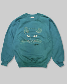  Green Cat Sweater (S)