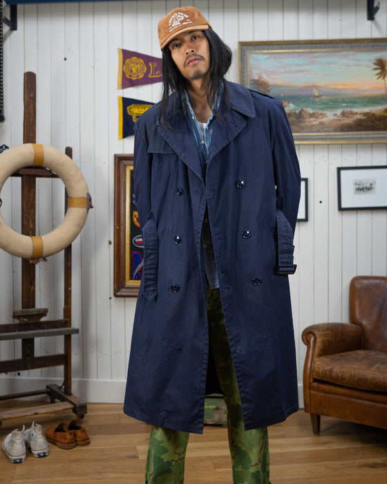 US Army Double Breasted Trench Coat (L)