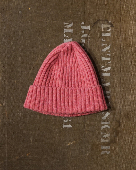 CM Scottish Wool Beanie - Pink