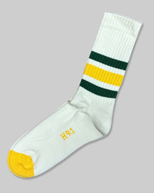  Heritage 9.1 Rucker White Green Yellow Green Socks