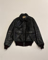 Hercules Black A-2 like Leather Jacket (XL)