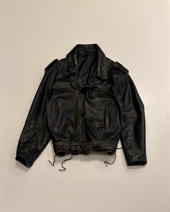 Biker Leather Jacket (XL)