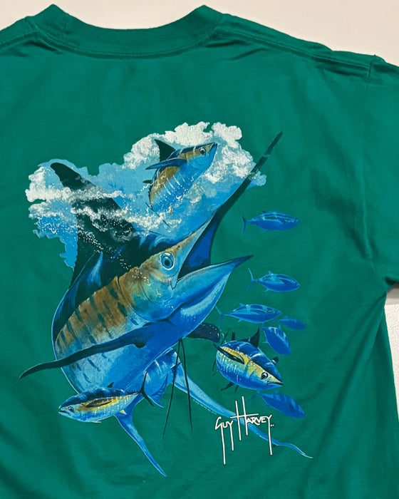 Guy Harvey Green T-Shirt (M)
