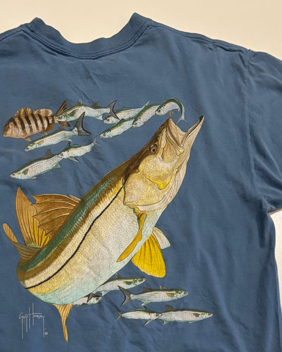 Guy Harvey Light Blue T-Shirt (L)