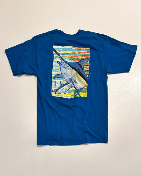 Guy Harvey Light Blue T-Shirt No.2  (L)