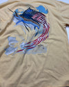 Guy Harvey Yellow American Marlin T-Shirt (M)
