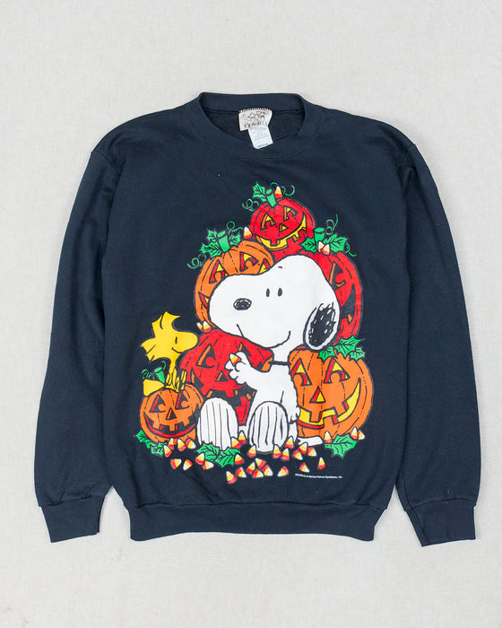 Snoopy Halloween Black Sweater (M)