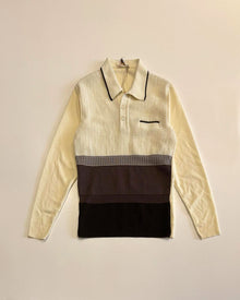  Long Sleeve Knitted Polo (M)