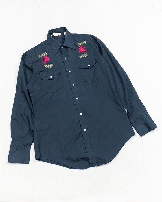 Red Horses Western Shirt (M)