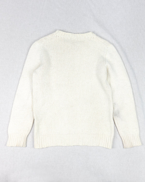 Wool Knitted Cable Sweater (M)