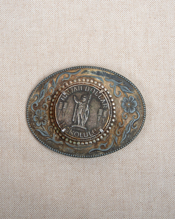 Hawaii Dollar Belt Buckle