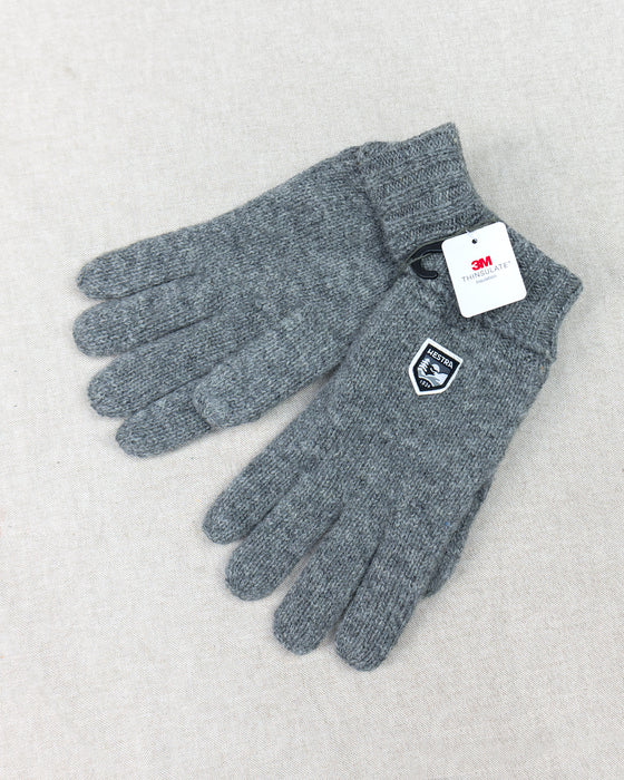 Hestra Basic Wool Gloves Grey