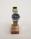 MWC Stainless Steel Military Watch G10LM Green Strap