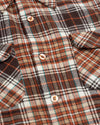 Pendleton Flannel Shirt Brown and Blue Check (M)