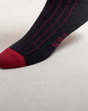 Heritage 9.1 Rafiki Black Red Socks