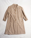 Grey Brown Long Shop Coat (XL)