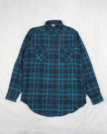  Woolrich Green Red Tartan Shirt (XL)