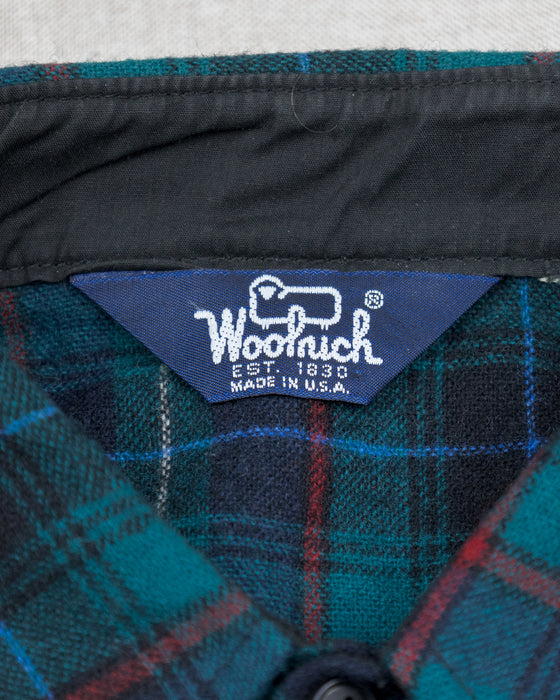 Woolrich Green Red Tartan Shirt (XL)