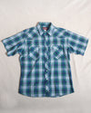 Wrangler Checkered Short Sleeved Shirt (XL)